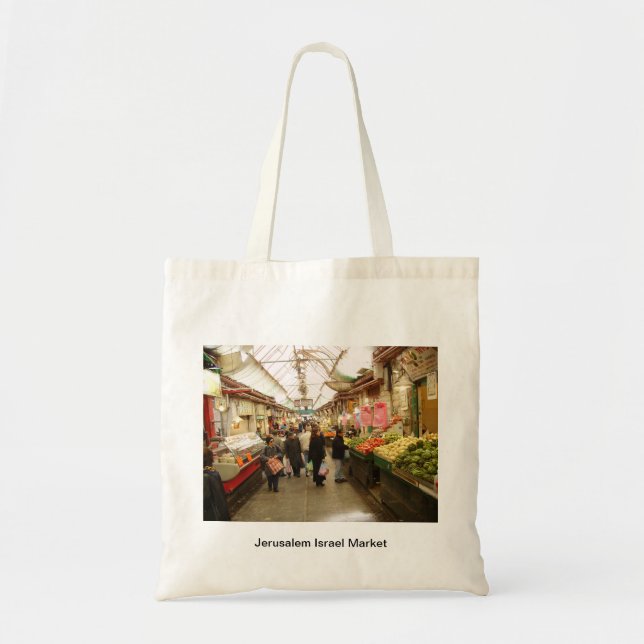Tote Bag Marché de Jérusalem Israël (Devant)