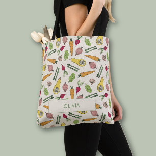 Tote Bag Marché de producteurs locaux de légumes