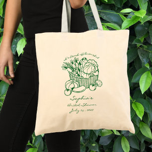 Tote Bag Marché des Fermiers Frais du Marché : Baby Shower 
