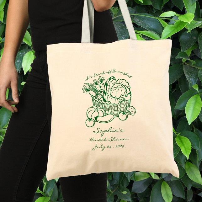 Tote Bag Marché des jeunes mariées Fresh Off The Market (Créateur téléchargé)