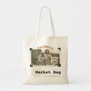 Tote Bag Marché tissé Fourre-tout d'agriculteurs de