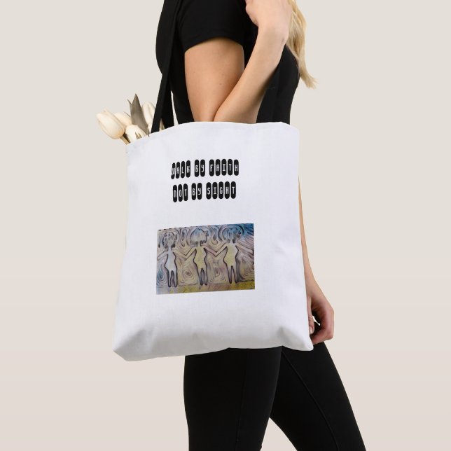 Tote Bag Marcher par la foi, pas à vue (De près)
