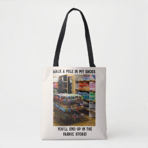 Tote Bag Marcher un mile à mes chaussures