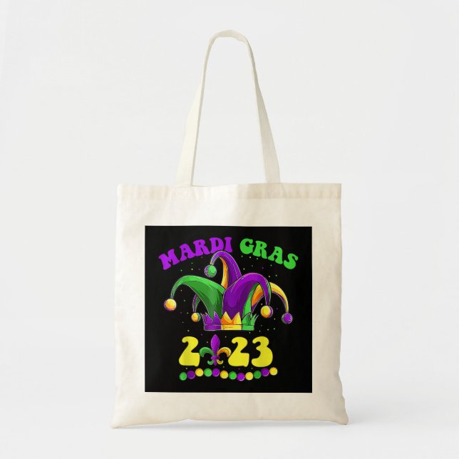 Tote Bag Mardi Gras 2023 Jester Outfit New Orleans Carnaval (Devant)