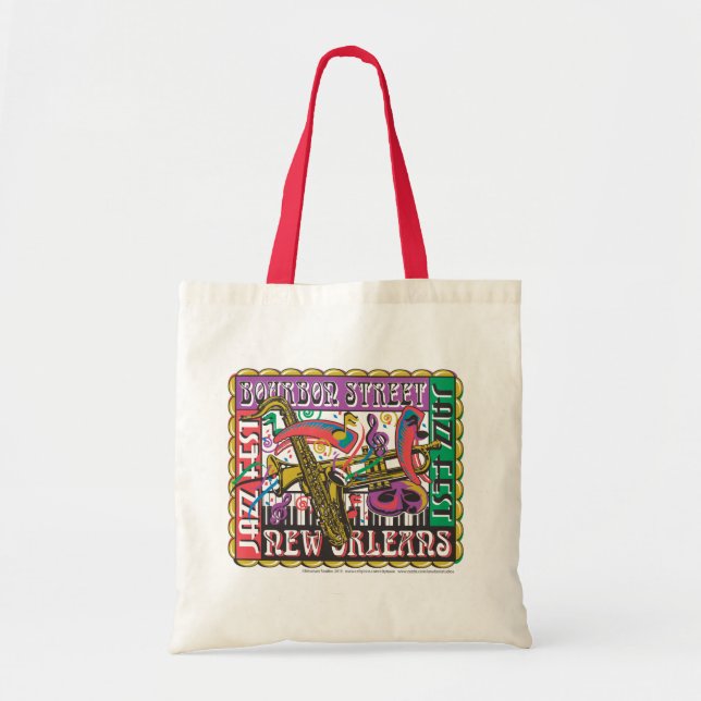 Tote Bag Mardi Gras de la Nouvelle-Orléans (Devant)