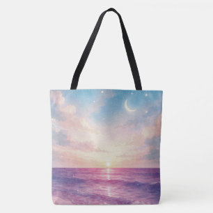Tote Bag Marées célestes au crépuscule de Dreamlight