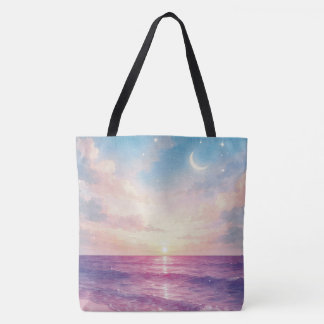 Tote Bag Marées célestes au crépuscule de Dreamlight