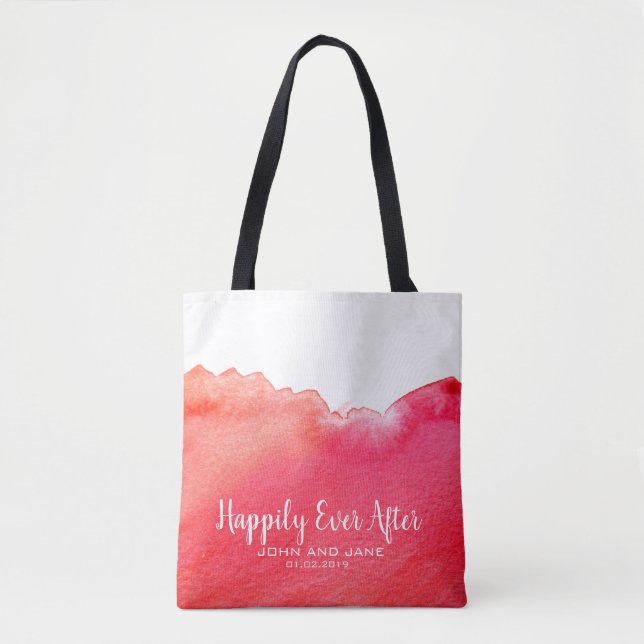 Tote Bag Mariage bridesmaid cadeau heureux jamais après rou (Devant)