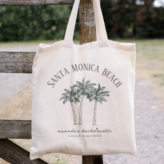 Tote Bag Mariage de destination Palm Tree coloré
