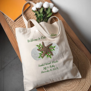 Tote Bag Mariage de Noël Tropical Island Beach