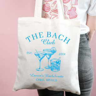 Tote Bag Mariage de plage de club personnalisé EVJF Bride