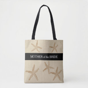 Tote Bag Mariage de plage Nom monographique de la mère de l