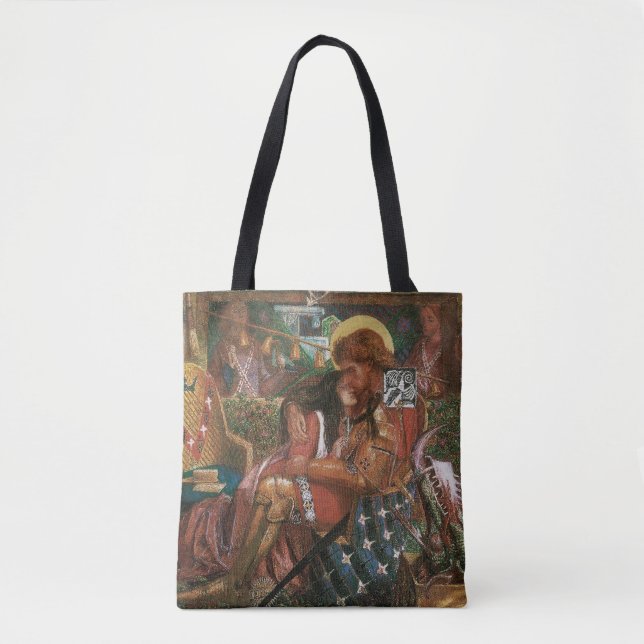 Tote Bag Mariage de St George, Princesse Sabra par Rossetti (Devant)