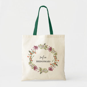 Tote Bag Mariage de Wildlflower Meadow Bridesmaid Mariage F