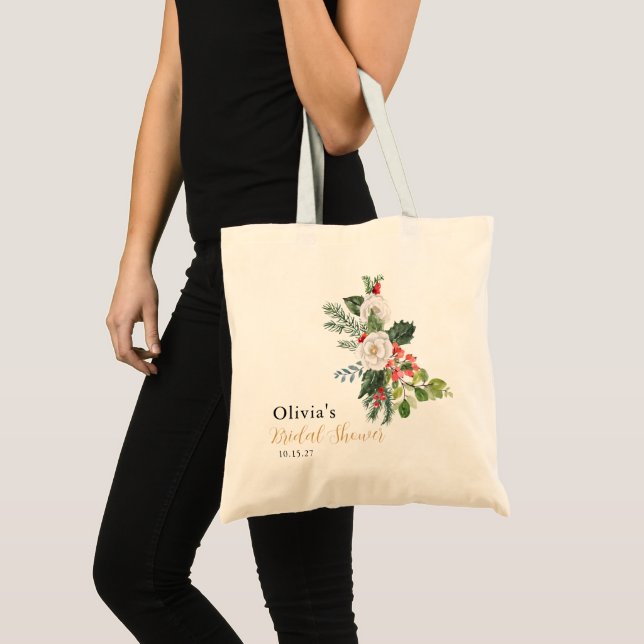 Tote Bag Mariage d'hiver de Noël (Devant (produit))