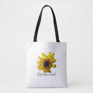 Tote Bag Mariage libre jaune doré