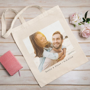 Tote Bag Mariage Photo Couple Nouveau marié
