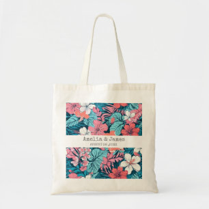 Tote Bag Mariage tropical à Luau Hawaiian Faveurs