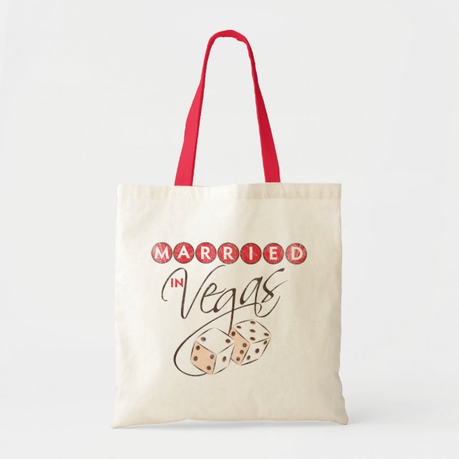 Tote Bag Marié à Vegas (Devant)