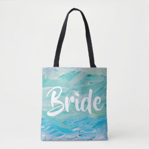 Tote Bag Mariée bleue branchée