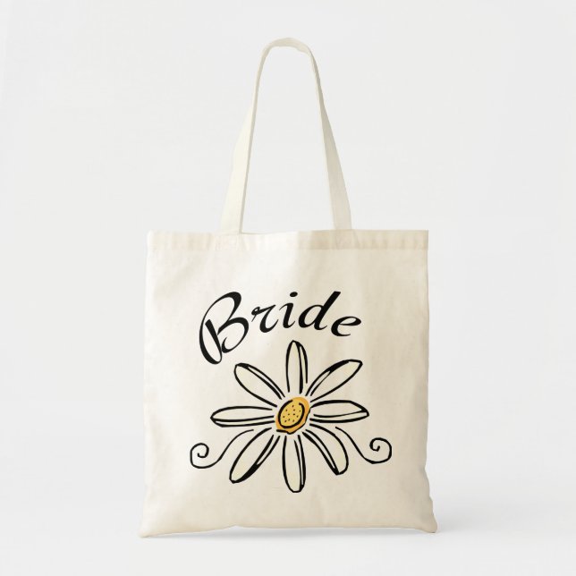 Tote Bag Mariée de fleurs (Devant)