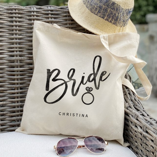 Tote Bag Mariée en calligraphie (Créateur téléchargé)