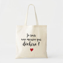 Tote Bag - Mariée qui déchire