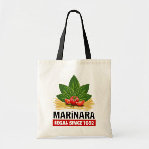 Tote Bag Marinara Légal Depuis 1692 Basil Tomates Spaghetti