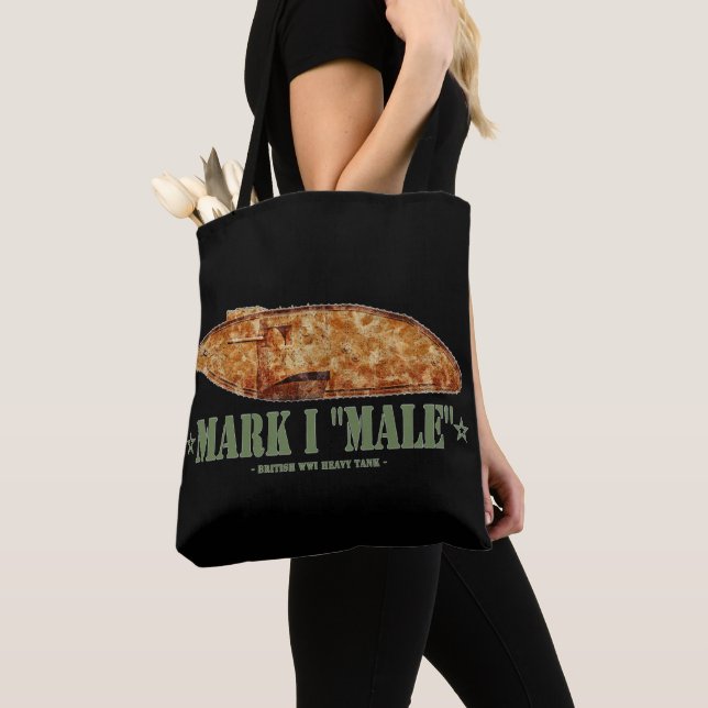 Tote Bag Mark I Homme Guerre mondiale Première Guerre mondi (De près)