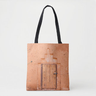 Tote Bag Marocain Traditionnel Texture De Fenêtre En Bois
