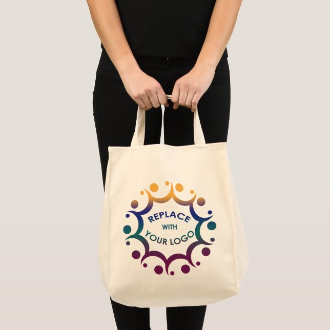 Tote Bag Marque avec votre logo ou votre graphique d'entrep (Devant (produit))