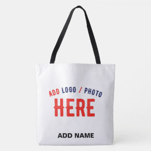 TOTE BAG MARQUE BLANCHE MODERNE ET PERSONNALISABLE VÉRIFIÉE