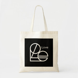 Tote Bag marque de coeur de "l'amour"