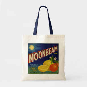 Tote Bag Marque Moonbeam   Étiquette Citrus vintage