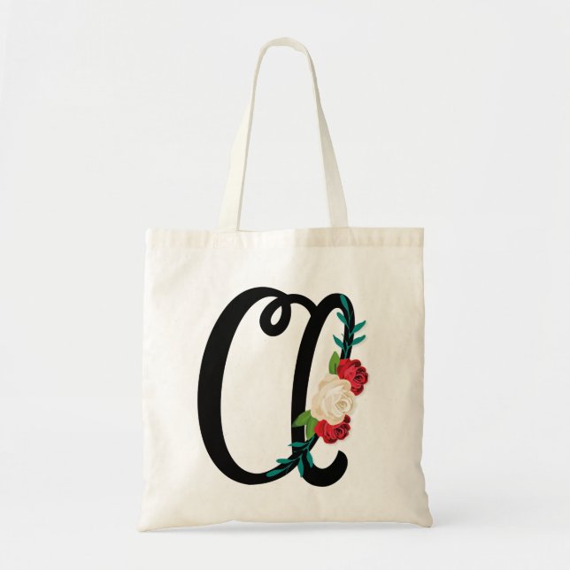 Tote Bag Marquez avec des lettres A avec la conception (Devant)