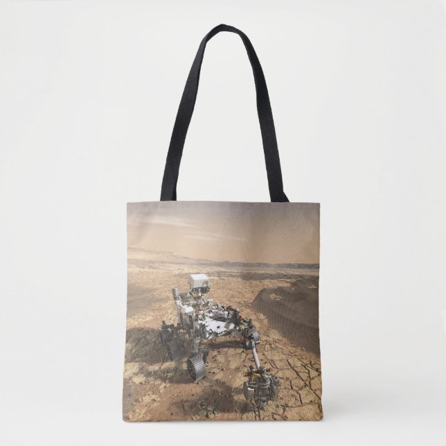 Tote Bag Mars 2020 Rover Sur La Surface De Mars. (Devant)
