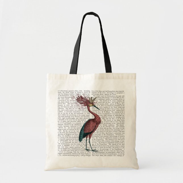 Tote Bag Marsala Heron (Devant)