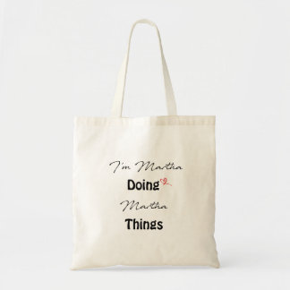 Tote Bag Martha fait Martha Things