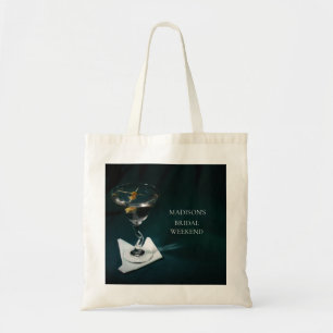 Tote Bag Martini de week-end de mariage de groupe de mariée