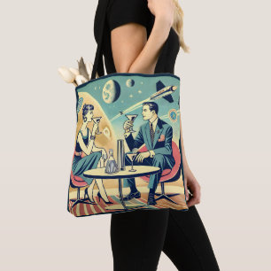 Tote Bag Martini Space Travel Affiches de l'équipage de con