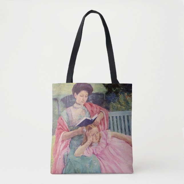 Tote Bag Mary Auguste Lecture à sa fille Cassatt (Devant)