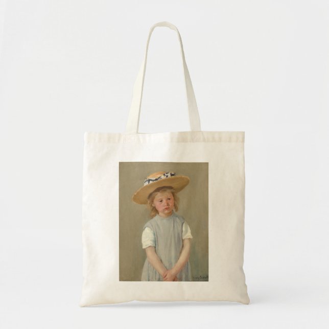 Tote Bag Mary Cassatt - Enfant en paille Casquette (Devant)