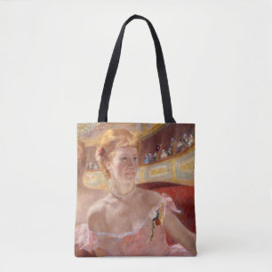 Tote Bag Mary Cassatt - Femme au collier de perles dans une