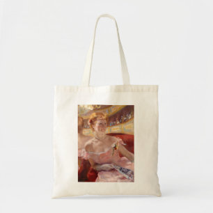 Tote Bag Mary Cassatt - Femme avec collier de perle dans un