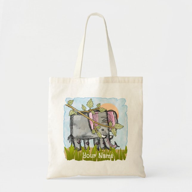 Tote Bag Masquage des éléphants (Devant)