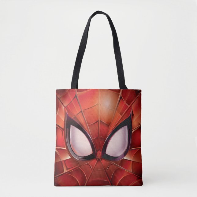 Tote Bag Masque de fond de cercle Spider-Man (Devant)
