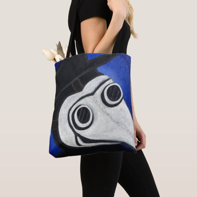 Tote Bag Masque de médecin de peste (De près)
