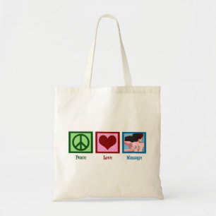 Tote Bag Massage d'amour de paix