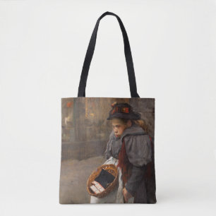 Tote Bag Matchstick Girl pauvre rue Urchin Pauvreté urbaine