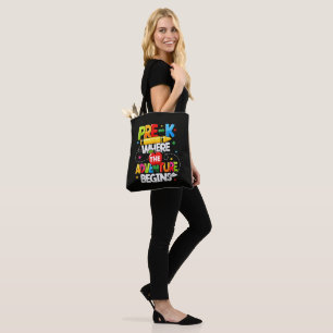 Tote Bag Maternelle où l'aventure commence Retour à l'école